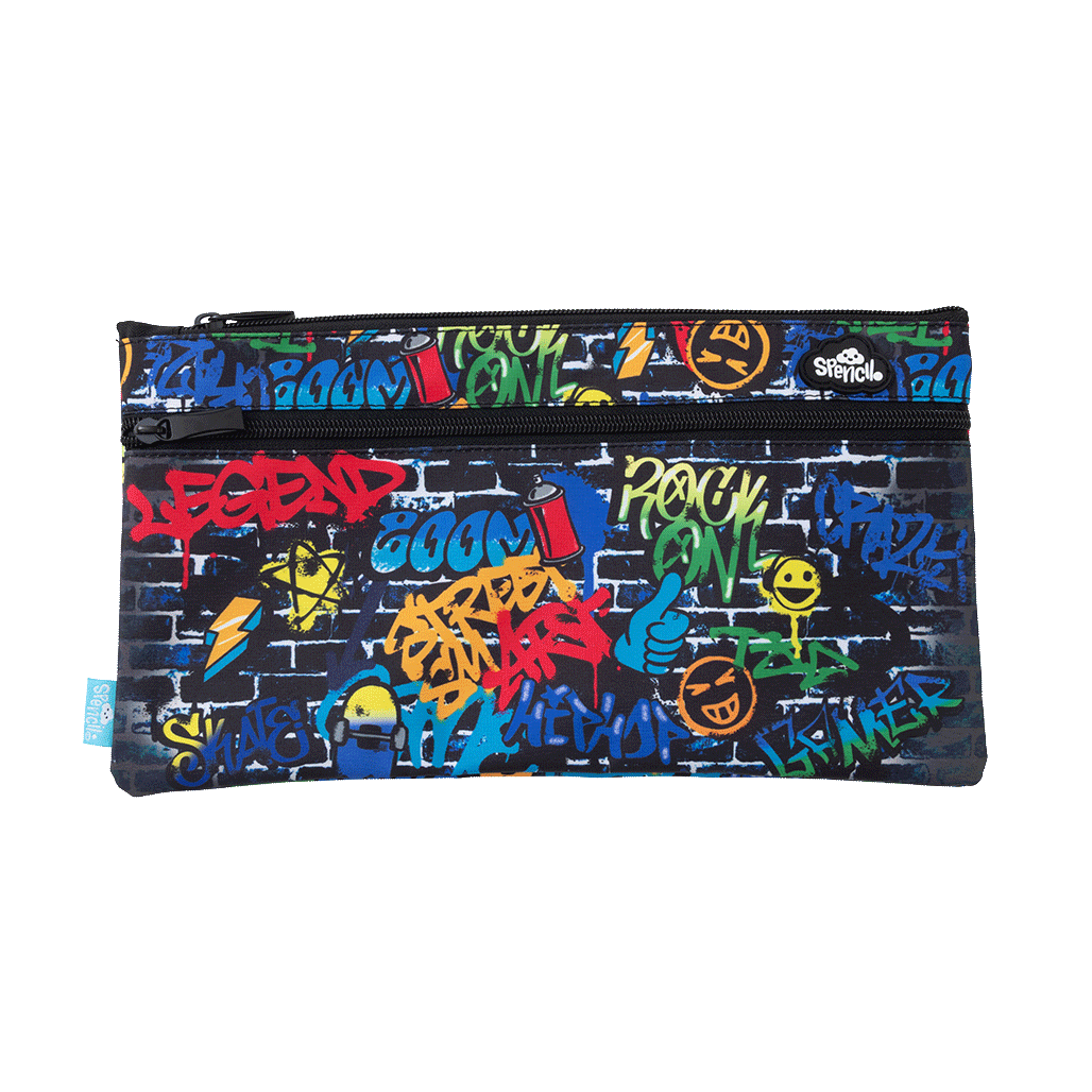 Twin Zip Pencil Case - Tag Street