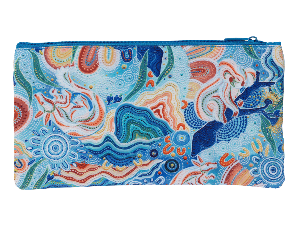 Twin Zip Pencil Case - Wani-Wani Watina