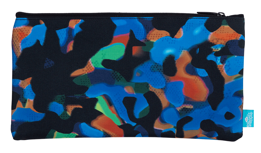Twin Zip Pencil Case - Virtual Camo