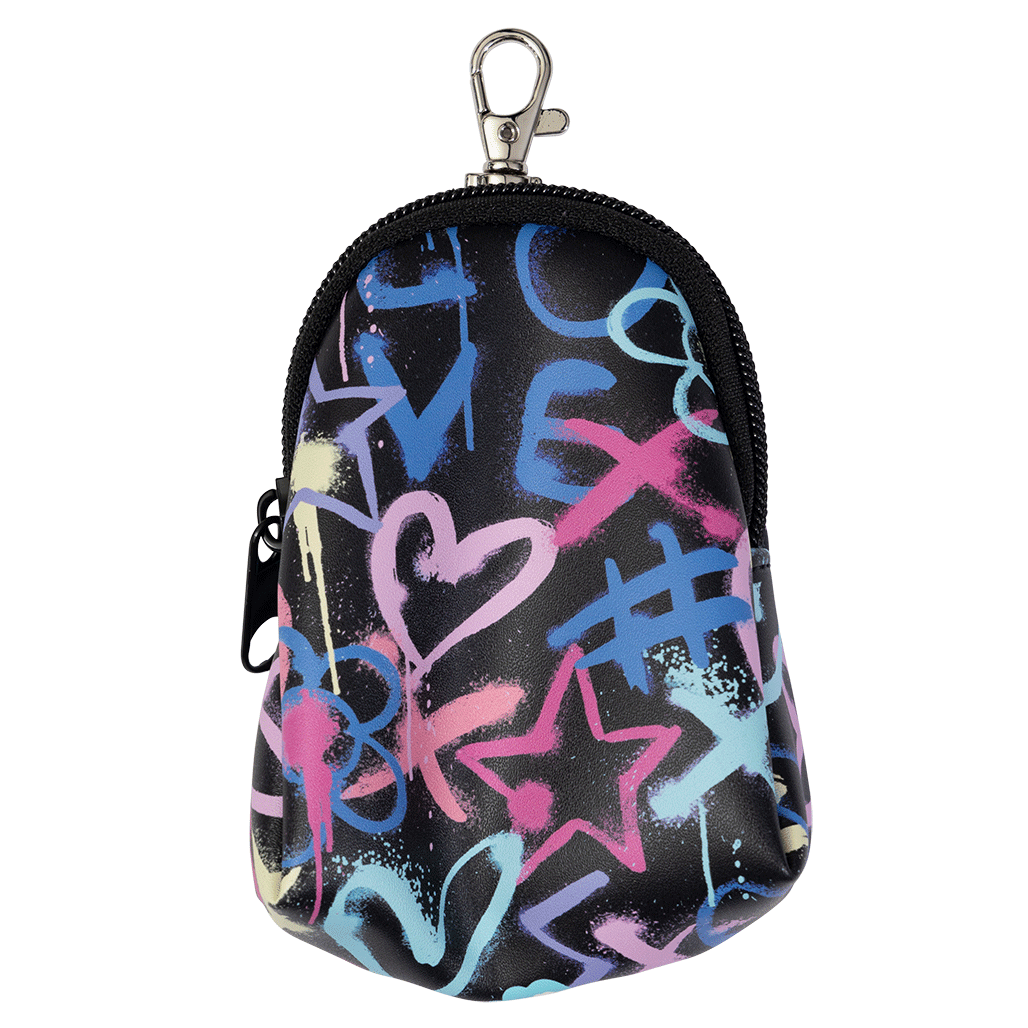 Coin Pouch - Hearts & Crosses