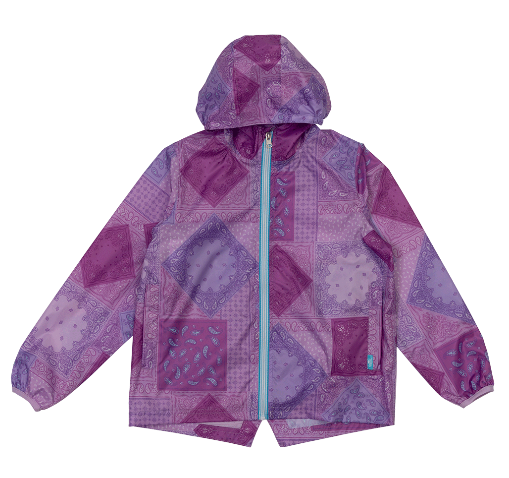 Raincoat - Paisley Patch