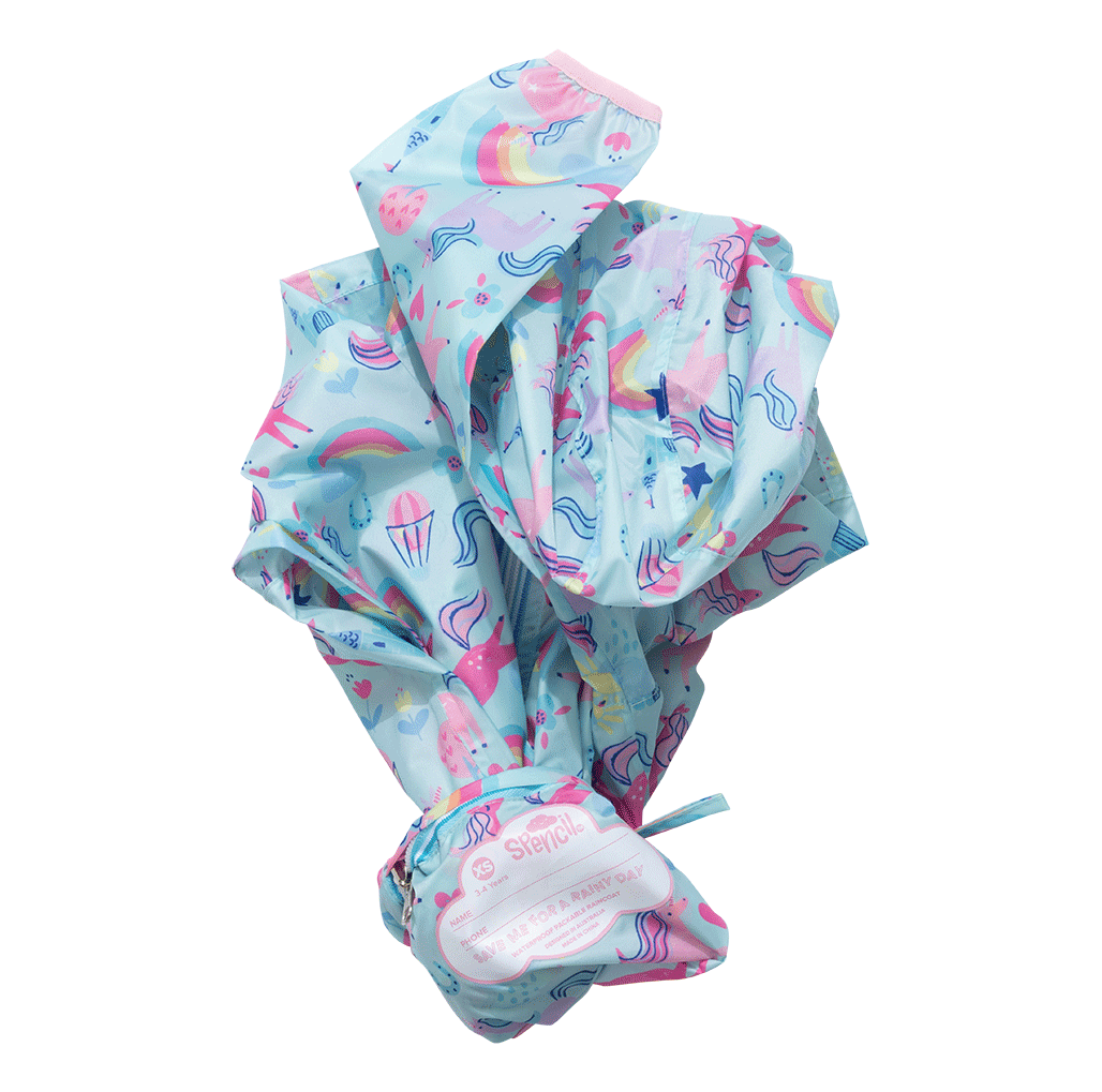 Raincoat - Unicorn Party