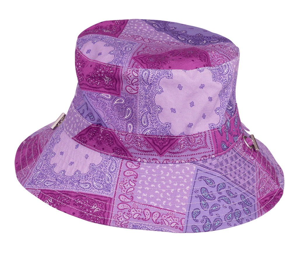 Reversible Bucket Hat - Paisley Patch