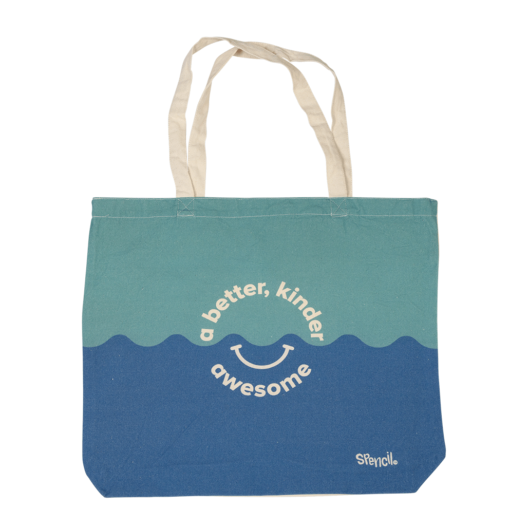 Tote 100% Cotton ABKA Blue