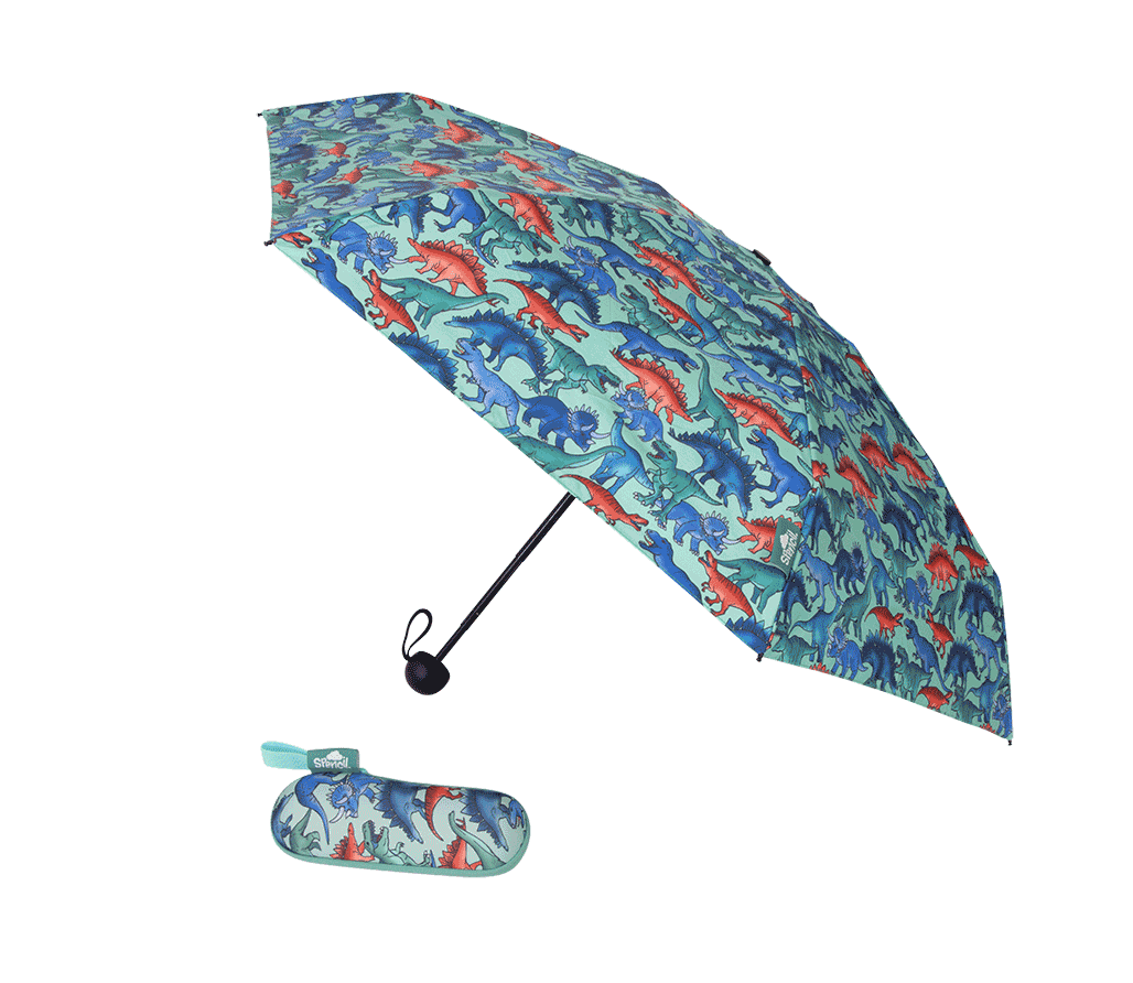 Compact Umbrella - Dino Stomp