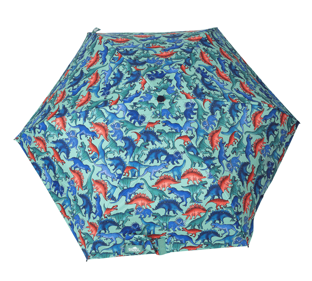 Compact Umbrella - Dino Stomp