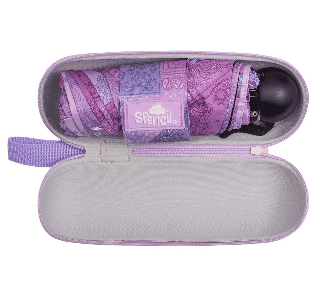 Compact Umbrella - Paisley Patch