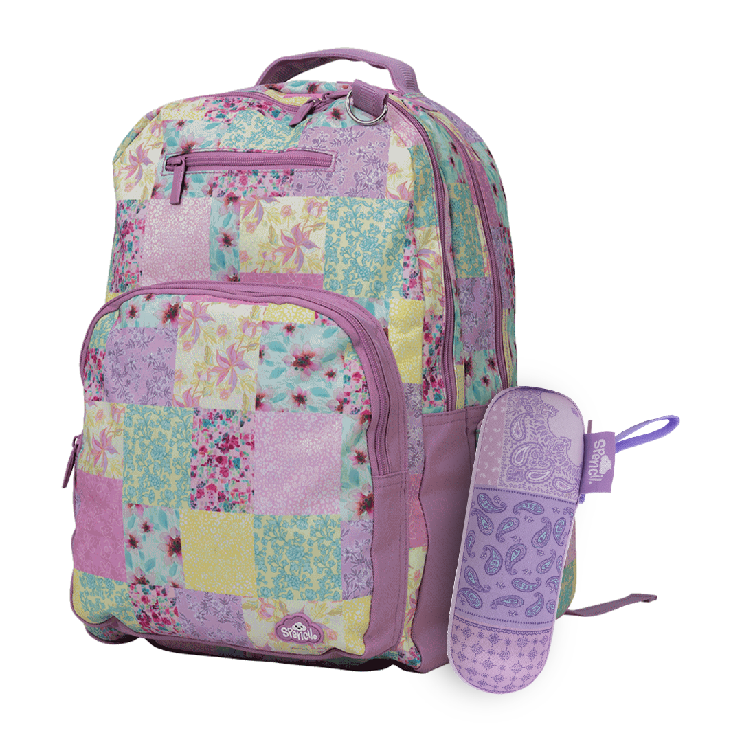 Compact Umbrella - Paisley Patch