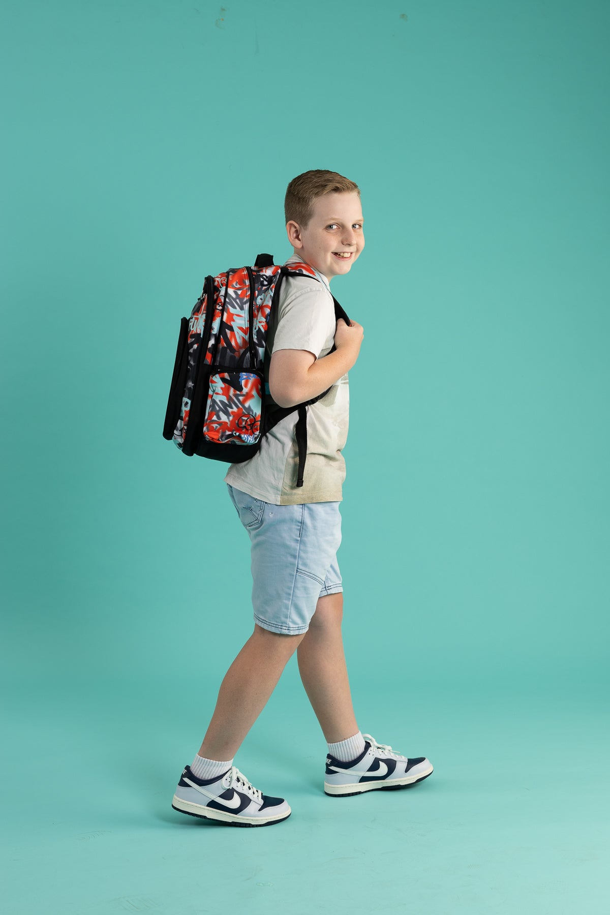 Big Kids Backpack - Urban Scrawl