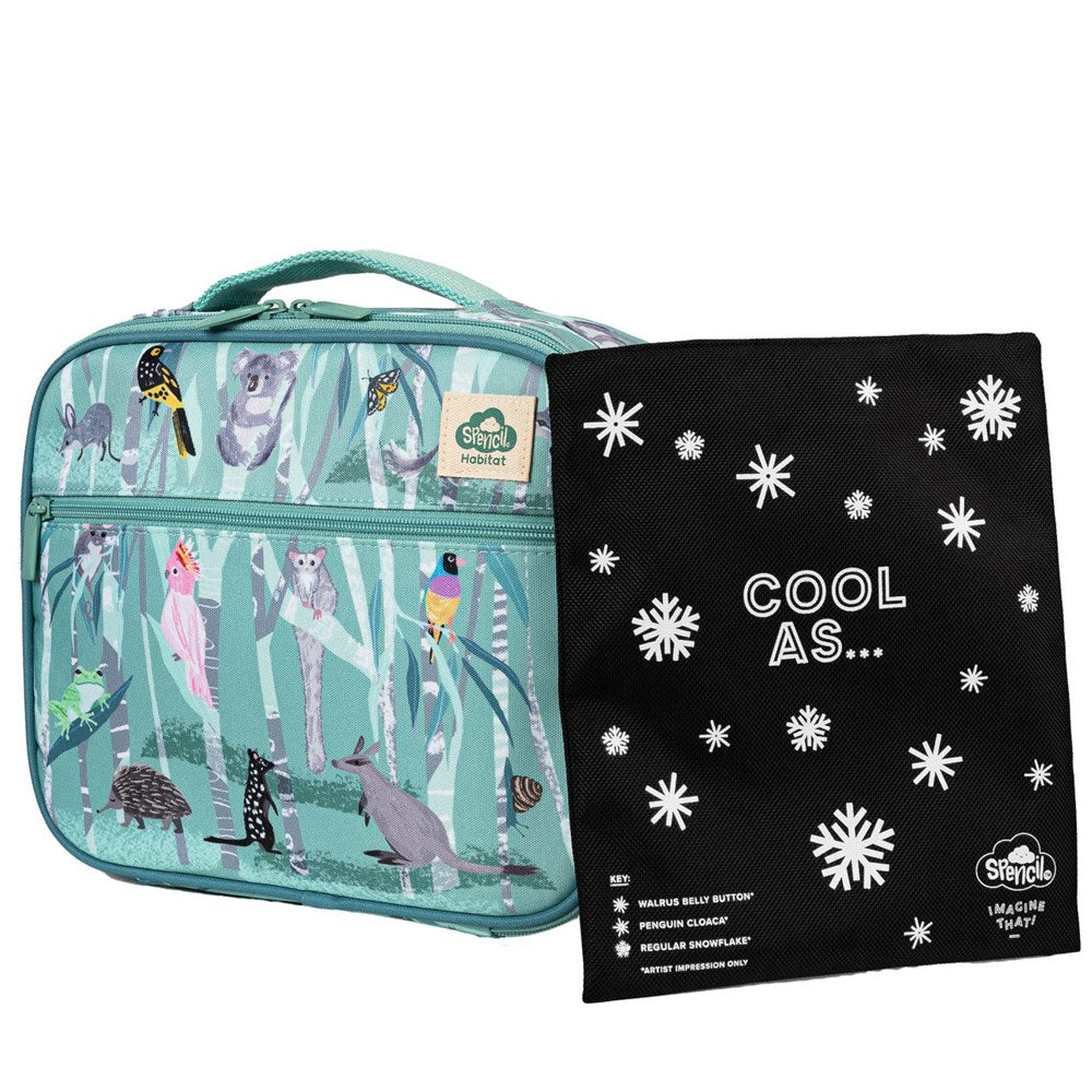 Habitat Big Cooler Lunch Bag + Chill Pack - Threatened Aussies