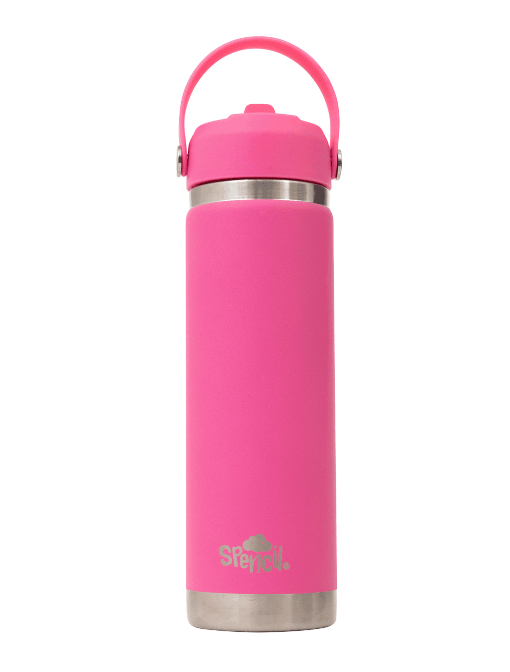 Big Insulated Water Bottle 650ml - Fuchsia