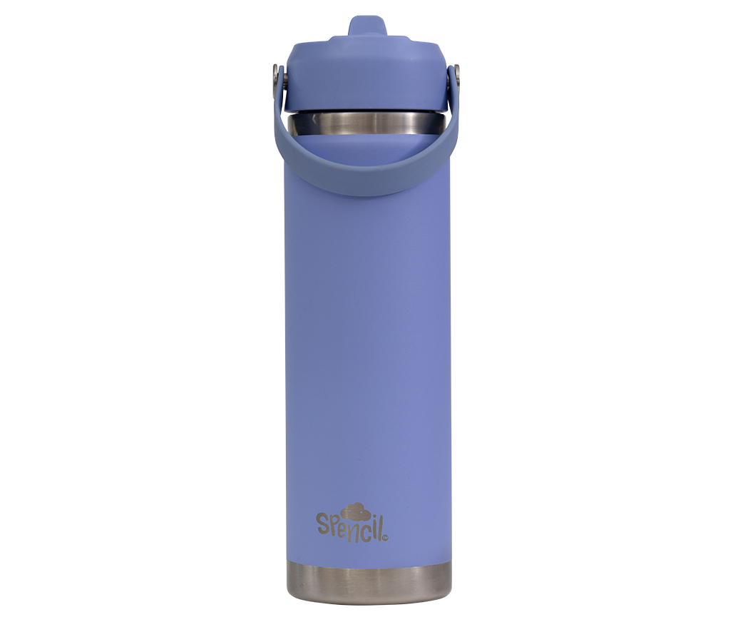 Big Insulated Water Bottle 650ml - Periwinkle