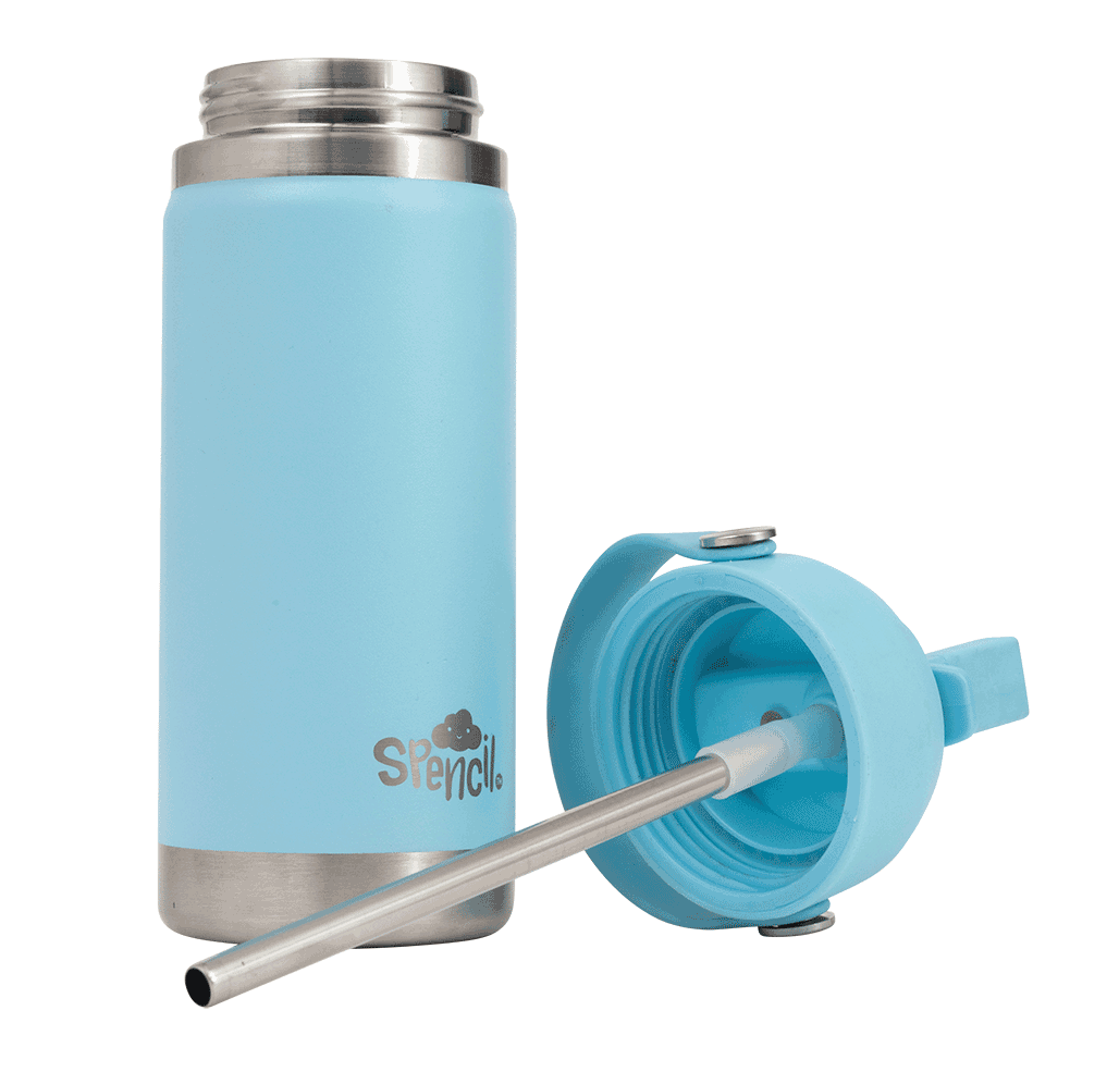 Little Insulated Water Bottle 470ml - Sky
