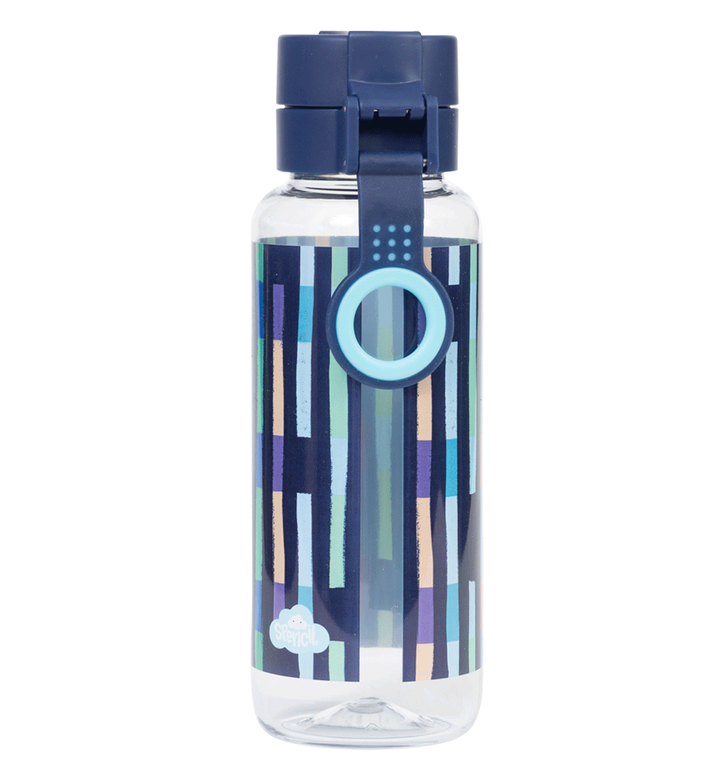 Big Water Bottle - 650ml - Bright Stripes