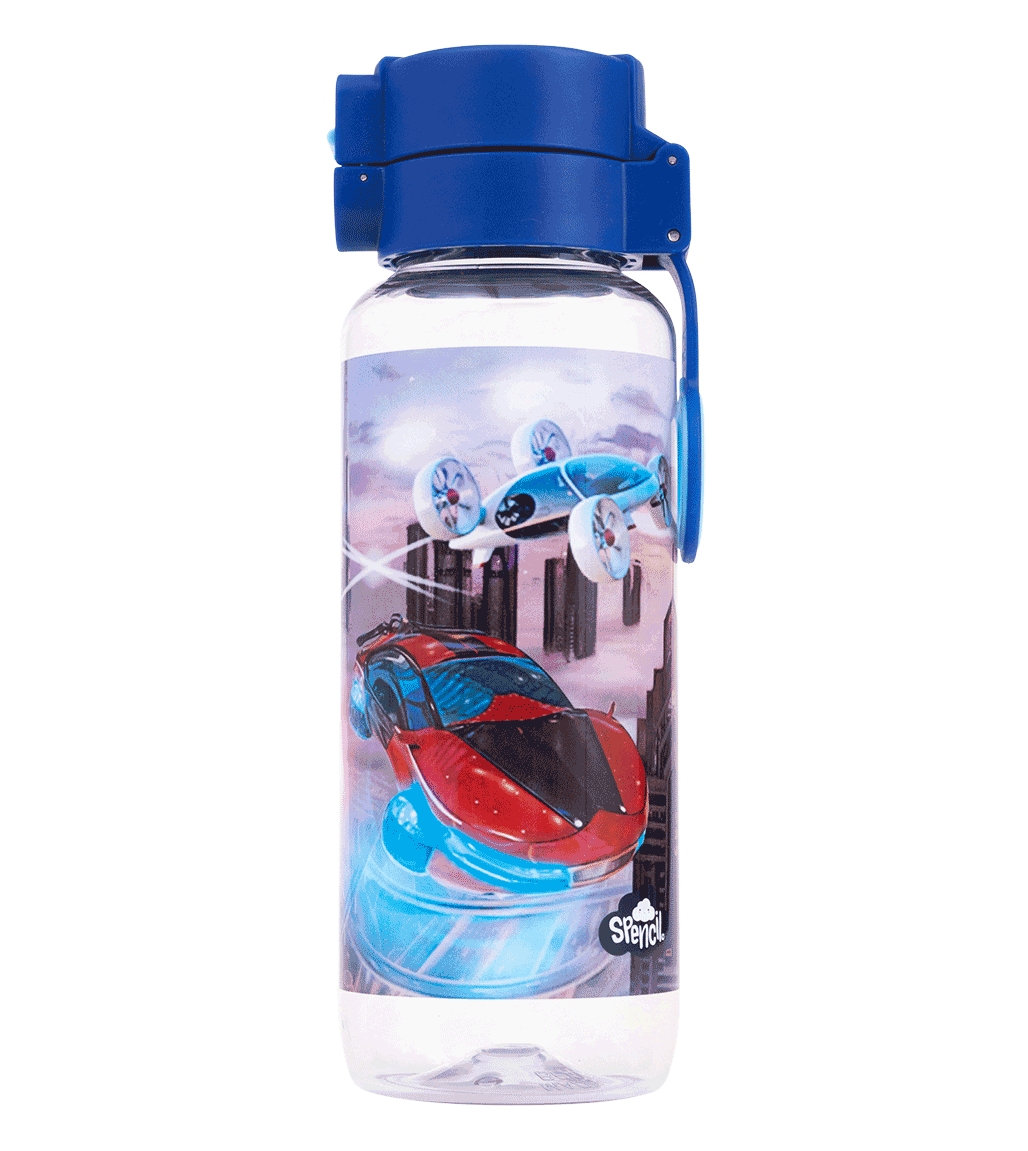 Big Water Bottle - 650ml - Flying Cars