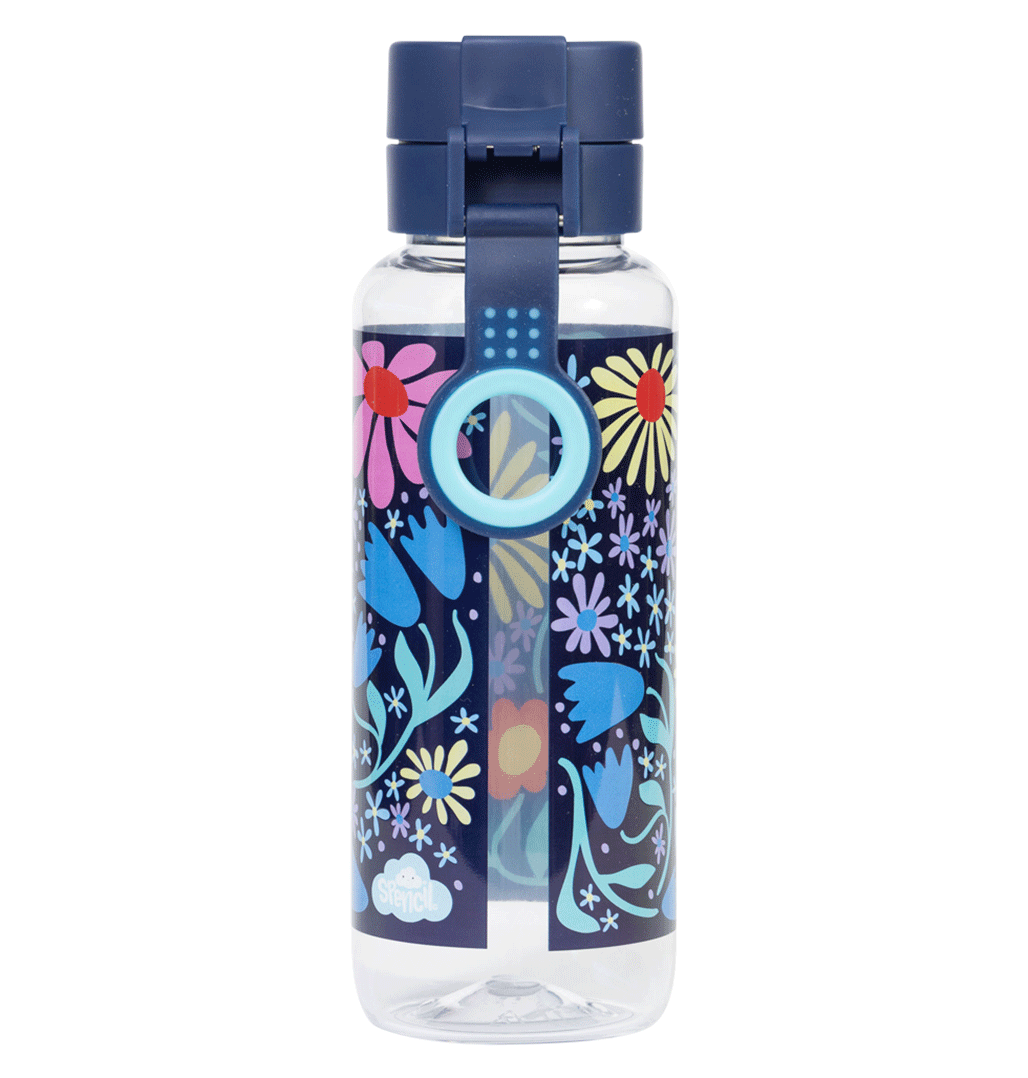 Big Water Bottle - 650ml - Flower Fun