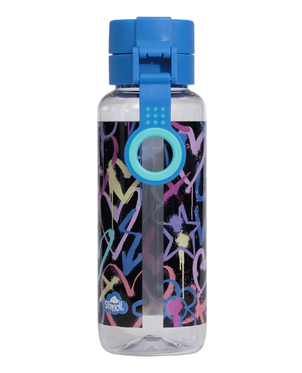 Big Water Bottle - 650ml - Hearts & Crosses