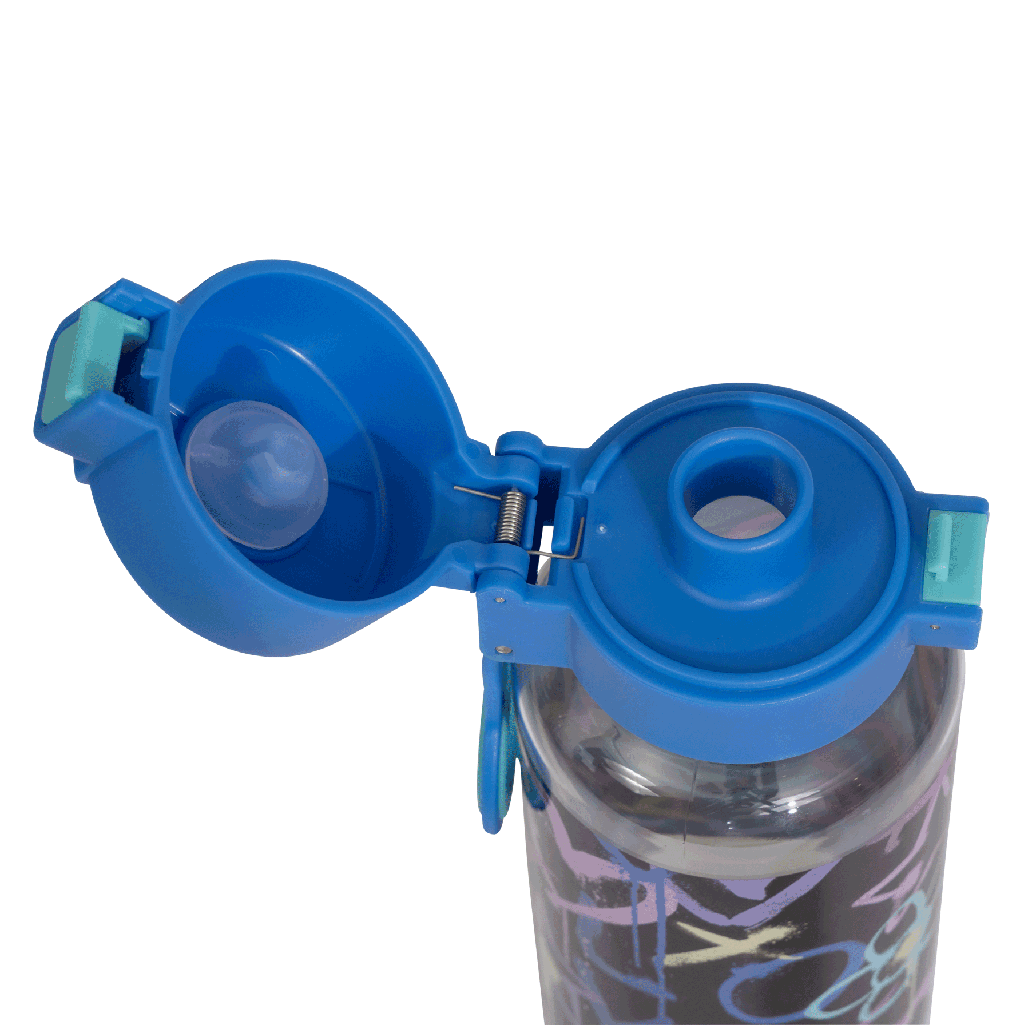 Big Water Bottle - 650ml - Hearts & Crosses
