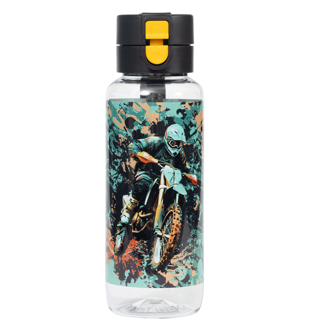 Big Water Bottle - 650ml - Moto Camo Trax