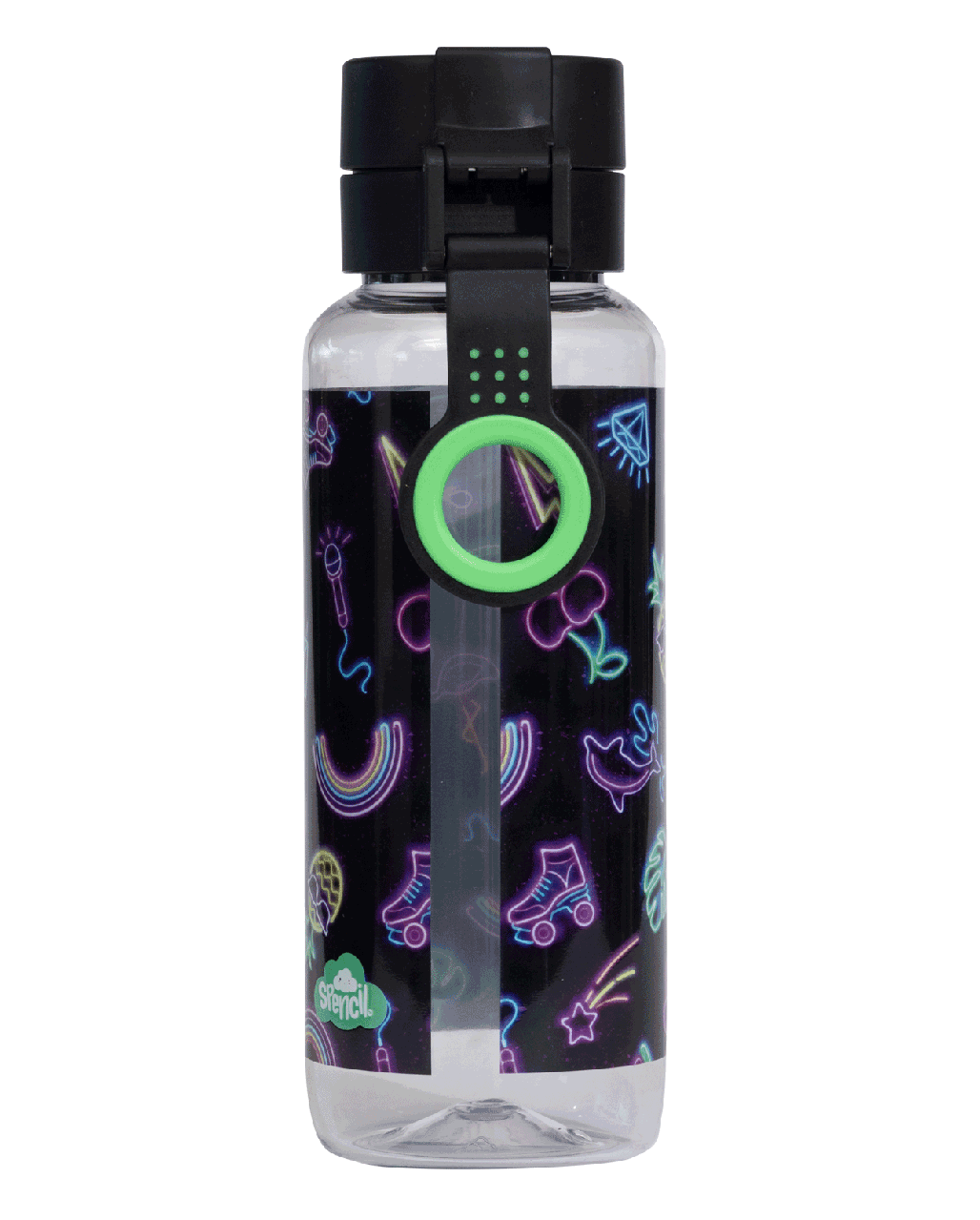 Big Water Bottle - 650ml - Neon Party
