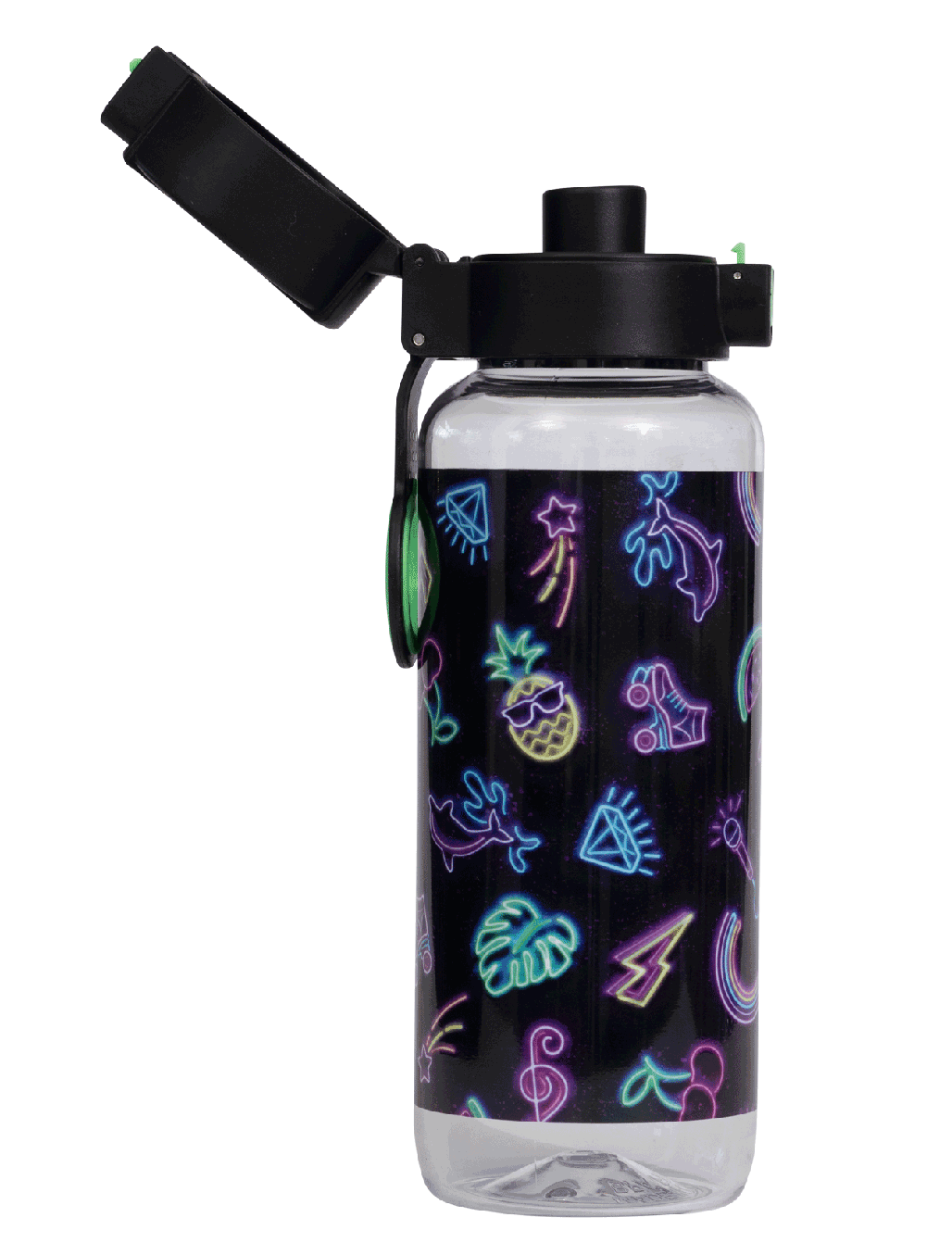 Big Water Bottle - 650ml - Neon Party