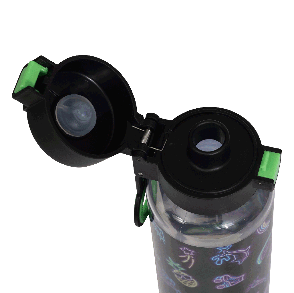 Big Water Bottle - 650ml - Neon Party