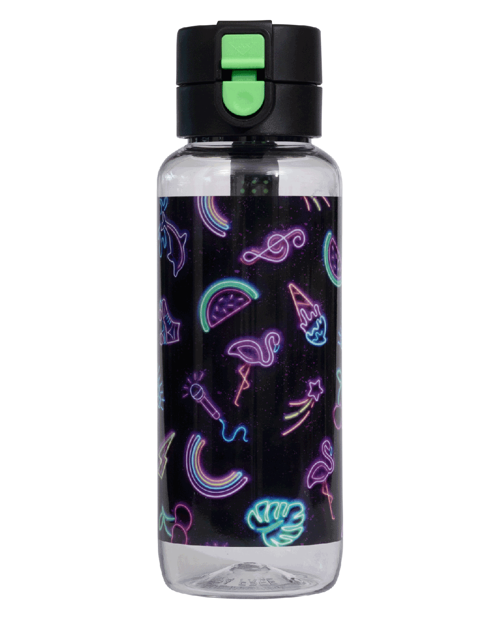 Big Water Bottle - 650ml - Neon Party