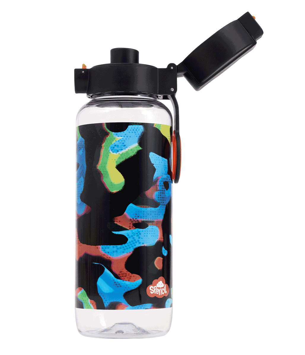Big Water Bottle - 650ml - Virtual Camo