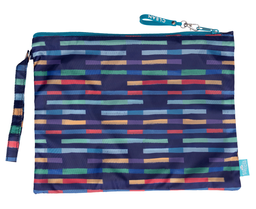 Little Clean & Dirty Bags - Bright Stripes