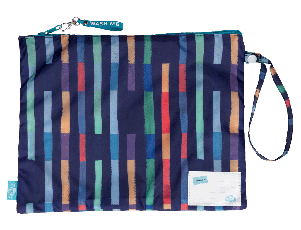 Little Clean & Dirty Bags - Bright Stripes