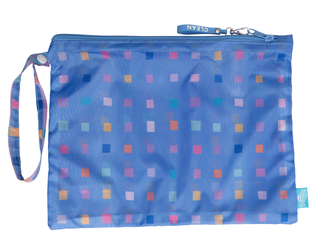Little Clean & Dirty Bags - Pastel Plaid
