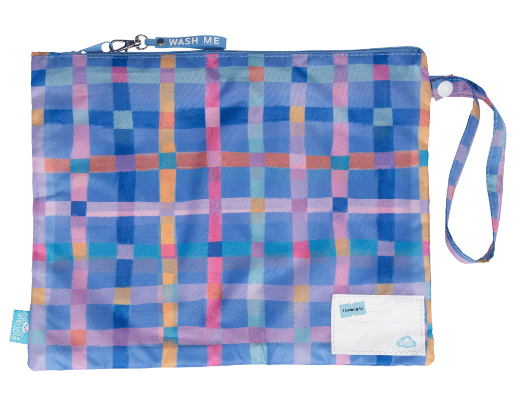 Little Clean & Dirty Bags - Pastel Plaid