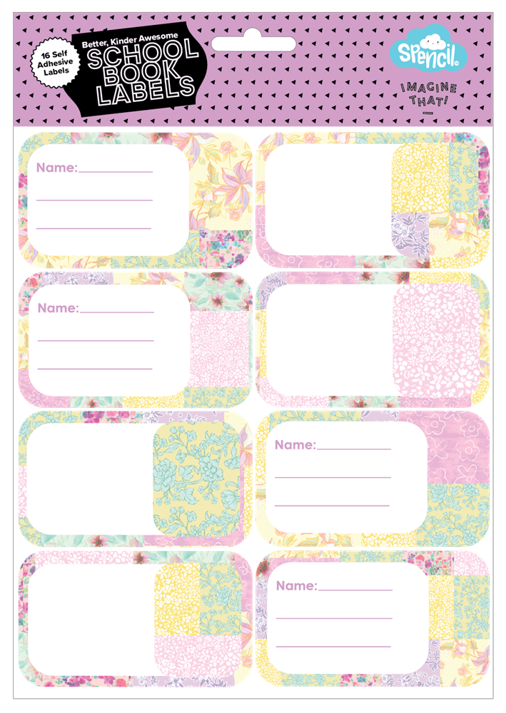 Book Labels - Blooming Beauty