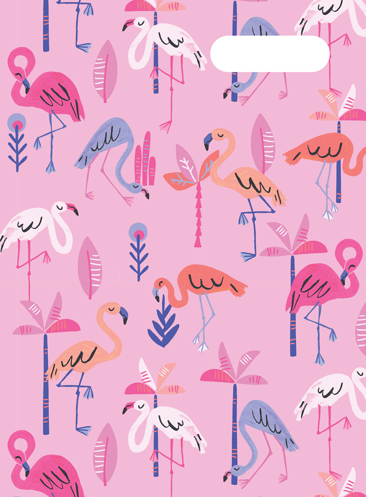 Scrapbook Cover - Flamingo Splash