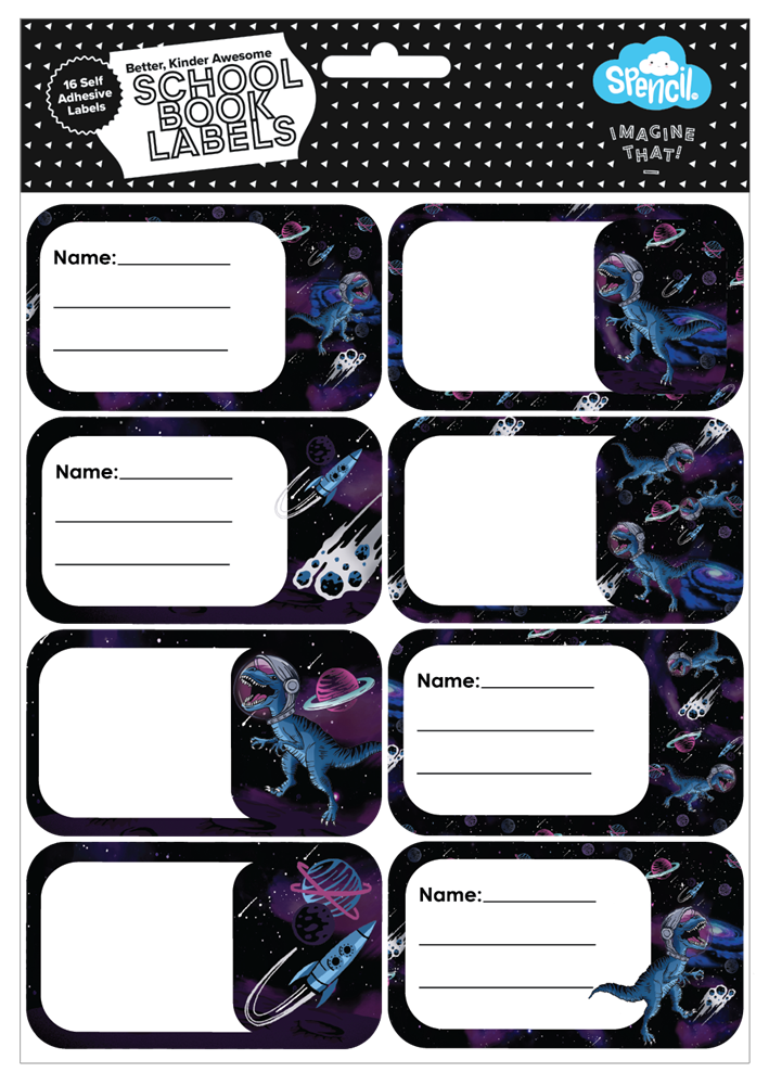 Book Labels - ExtraT-REXtrial