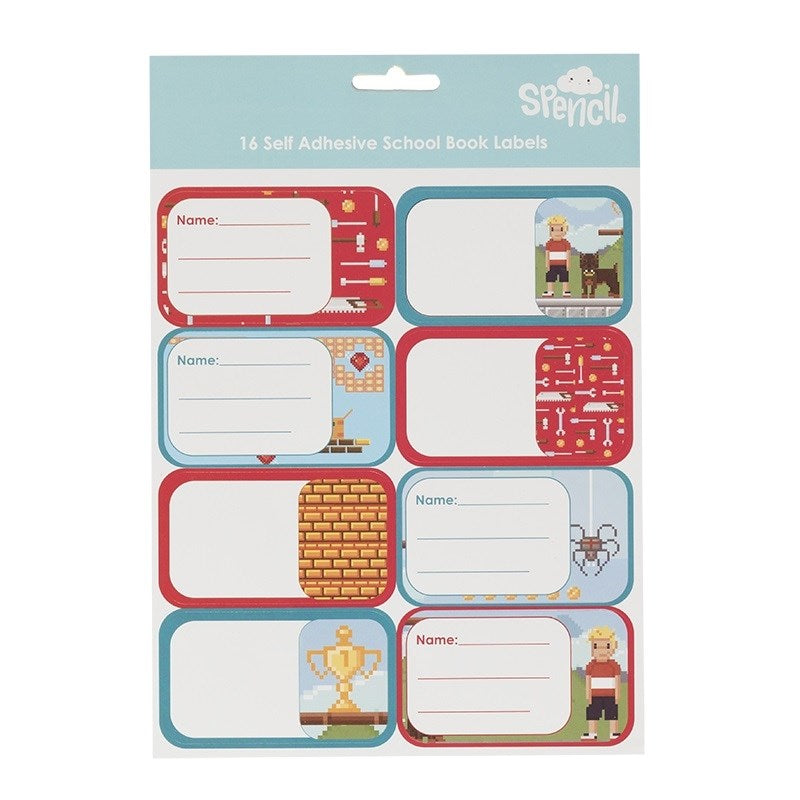 Book Labels - Pixel