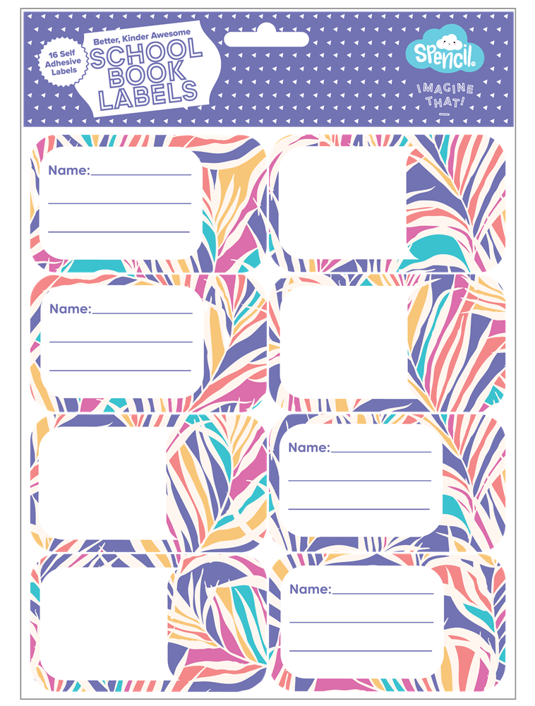 Book Labels - Paradise Palms
