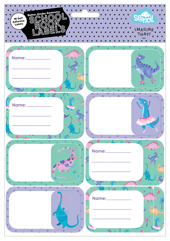 Book Labels - Roar-some