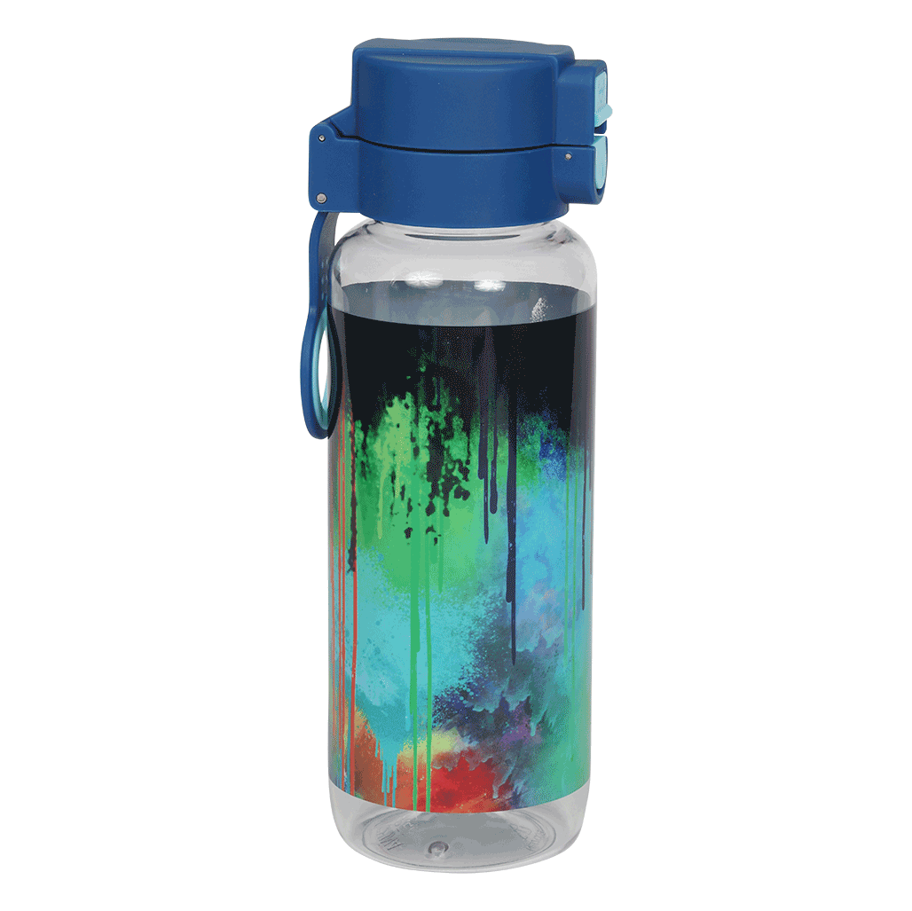 Big Water Bottle - 650ml - Colour Drip