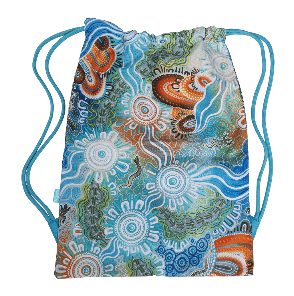 Big Drawstring Bag - Kalkatungu Muu